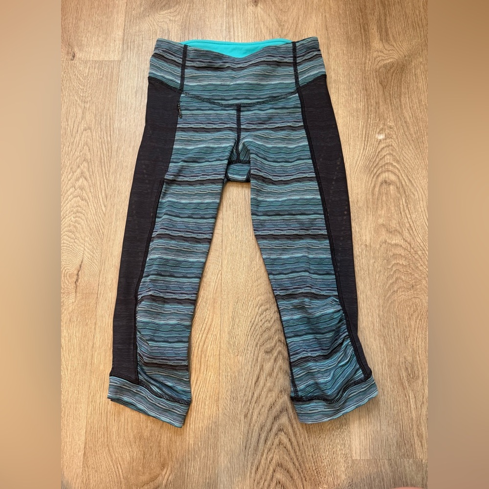 Lululemon Stop At Nothing Cropped Leggings Size 2
